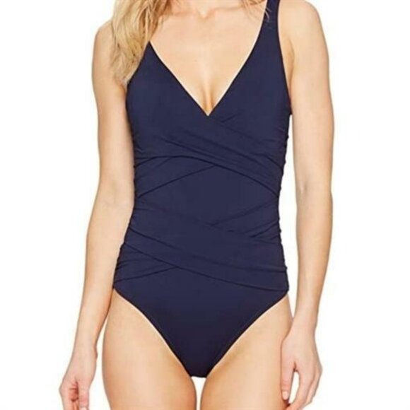 Tommy Bahama Other - NWT Tommy Bahama 14 Pearl Floating Underwire Scoop One Piece Swimsuit 90131